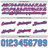 Custom Reversible Black Pink-Sky Blue Double Side Star Sublimation Basketball Suit Jersey