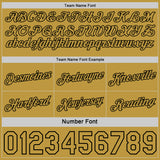 Custom Reversible Black Old Gold Double Side Star Sublimation Basketball Suit Jersey