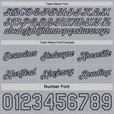 Custom Reversible Black Gray Double Side Star Sublimation Basketball Suit Jersey