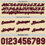 Custom Reversible Black Crimson-Cream Double Side Star Sublimation Basketball Suit Jersey