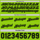 Custom Reversible Black Neon Green Double Side Star Sublimation Basketball Suit Jersey