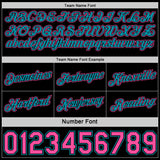 Custom Reversible Black Pink-Teal Double Side Star Sublimation Basketball Suit Jersey