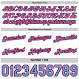 Custom Reversible Black Pink-Lakes Blue Double Side Star Sublimation Basketball Suit Jersey