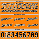 Custom Reversible Black Bay Orange-White Double Side Star Sublimation Basketball Suit Jersey