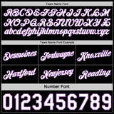 Custom Reversible Black White-Medium Purple Double Side Star Sublimation Basketball Suit Jersey