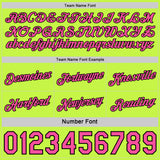 Custom Reversible Black Neon Green-Pink Double Side Star Sublimation Basketball Suit Jersey