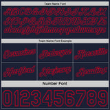 Custom Reversible Navy Red Double Side Star Sublimation Basketball Suit Jersey