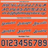 Custom Reversible Navy Orange-White Double Side Star Sublimation Basketball Suit Jersey