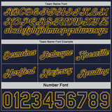 Custom Reversible Navy Gold Double Side Star Sublimation Basketball Suit Jersey