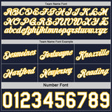 Custom Reversible Navy White-Gold Double Side Star Sublimation Basketball Suit Jersey