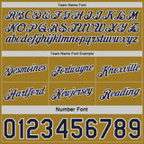 Custom Reversible Navy Old Gold-White Double Side Star Sublimation Basketball Suit Jersey