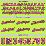 Custom Reversible Navy Neon Green-Pink Double Side Star Sublimation Basketball Suit Jersey