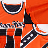 Custom Reversible Royal White-Gold Double Side Star Sublimation Basketball Suit Jersey