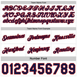Custom Reversible Red White-Navy Double Side Star Sublimation Basketball Suit Jersey