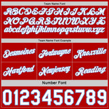 Custom Reversible Red White-Lakes Blue Double Side Star Sublimation Basketball Suit Jersey