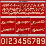 Custom Reversible Red Cream Double Side Star Sublimation Basketball Suit Jersey