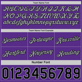 Custom Reversible Purple Black-Gray Double Side Star Sublimation Basketball Suit Jersey