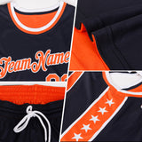 Custom Reversible Crimson Black-Cream Double Side Star Sublimation Basketball Suit Jersey