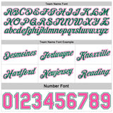Custom Reversible Kelly Green White-Pink Double Side Star Sublimation Basketball Suit Jersey