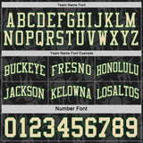 Custom Black Cream-Green Side Panel Stripe Sun Flame Reversible Double Side Sublimation Basketball Set Jersey