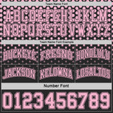 Custom Black-Light Pink Side Panel Stripe Gradient Geometric Honeycomb Reversible Double Side Sublimation Basketball Set Jersey