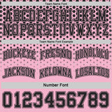 Custom Black-Light Pink Side Panel Stripe Gradient Geometric Honeycomb Reversible Double Side Sublimation Basketball Set Jersey