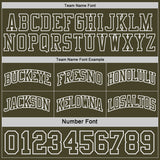 Custom Black(Olive)-White Digital Camo Side Panel Stripe Reversible Double Side Sublimation Basketball Set Jersey