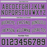 Custom Black Medium Purple-White Camo Side Panel Stripe Reversible Double Side Sublimation Basketball Set Jersey