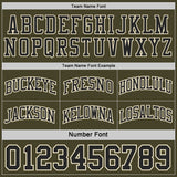 Custom Black Olive-Cream Camo Side Panel Stripe Reversible Double Side Sublimation Basketball Set Jersey