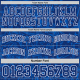Custom Royal White-Orange Side Panel Stripe Stars Geometric Shatter Starburst Reversible Double Side Sublimation Basketball Set Jersey