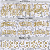 Custom Black Old Gold-White Side Panel Stripe Stars Geometric Shatter Starburst Reversible Double Side Sublimation Basketball Set Jersey