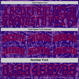 Custom Purple Red-Cream Side Panel Stripe Stars Geometric Shatter Starburst Reversible Double Side Sublimation Basketball Set Jersey