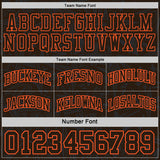 Custom Brown Orange-Cream Side Panel Stripe Stars Geometric Shatter Starburst Reversible Double Side Sublimation Basketball Set Jersey