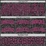 Custom Black Pink-Teal Side Panel Stripe Stars Geometric Shatter Starburst Reversible Double Side Sublimation Basketball Set Jersey