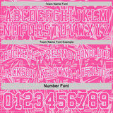 Custom Black White-Pink Side Panel Stripe Stars Geometric Shatter Starburst Reversible Double Side Sublimation Basketball Set Jersey