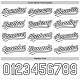 Custom Black-White Reversible Button-Down Baseball Jersey