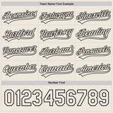 Custom Black-Cream Reversible Button-Down Baseball Jersey