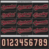 Custom Black White Reversible Button-Down Baseball Jersey