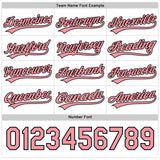 Custom Black Medium Pink-White Reversible Button-Down Baseball Jersey