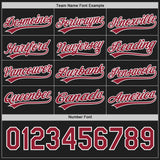 Custom Black Cardinal-White Reversible Button-Down Baseball Jersey