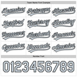 Custom Black-Silver Reversible Button-Down Baseball Jersey