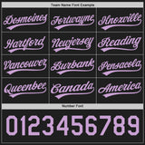 Custom Black-Light Purple Reversible Button-Down Baseball Jersey