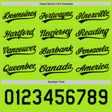 Custom Black-Neon Green Reversible Button-Down Baseball Jersey
