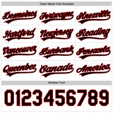 Custom Red Black-White Reversible Button-Down Baseball Jersey