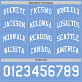 Custom Royal-White Reversible Button-Down Baseball Jersey