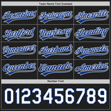 Custom Royal White-Black Reversible Button-Down Baseball Jersey