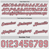 Custom Black Medium Pink Pinstripe-White Side Panels Reversible Double Side Sublimation Basketball Set Jersey