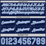 Custom Navy Light Blue Pinstripe-White Side Panels Reversible Double Side Sublimation Basketball Set Jersey