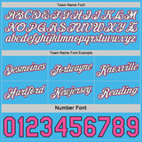 Custom Pink White Pinstripe Black-Sky Blue Side Panels Reversible Double Side Sublimation Basketball Set Jersey