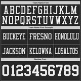 Custom Black-White Reversible Double Side Authentic Football Jersey